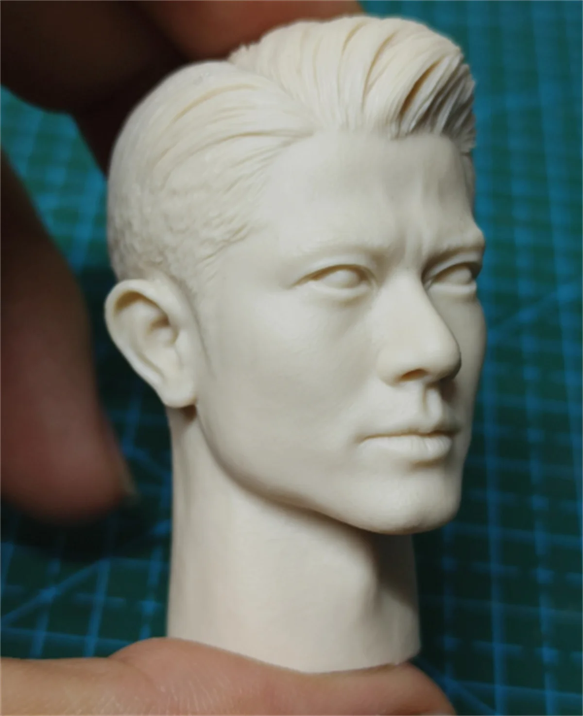 Aaron Kwok  Head Carving Sculpt Unpainted Customize  AcSinger  Model 1/6 Scale Action Figure  Soldier Body Toys