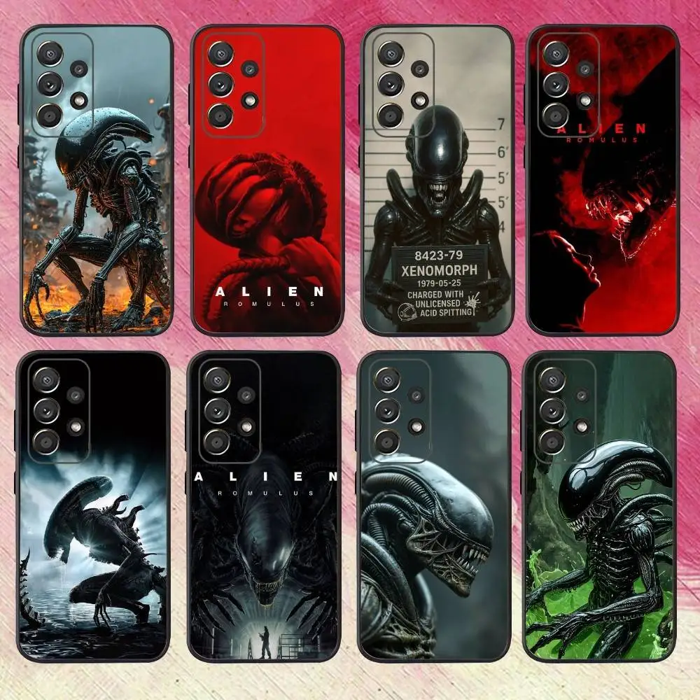 

A-Alien R-Romulus12 Phone Case For Samsung S25,S24,S21,S22,S23,S30,Ultra,S20,Plus,Fe,Lite,Note,10,9,5G Black Cover