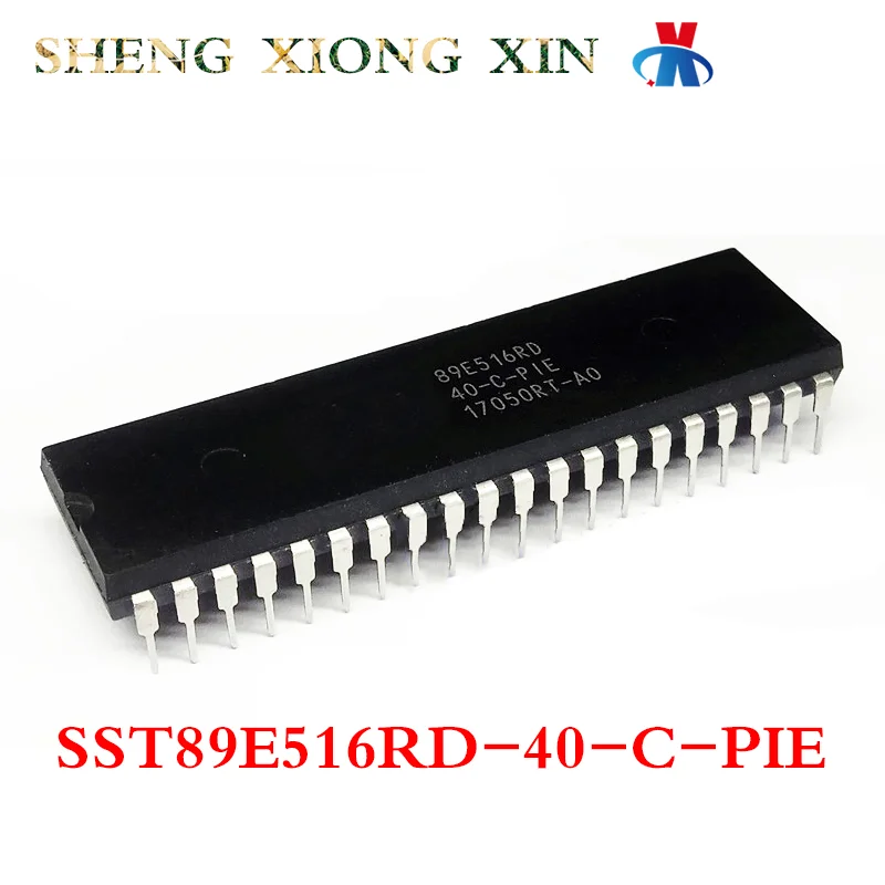 5pcs/Lot 100% New SST89E516RD-40-C-PIE DIP-40 Controller Chip 89E516RD Integrated Circuit