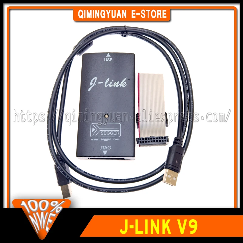 100%New original JLINK J-LINK V9 ARM Emulator USB-JTAG Adapter Emulator STM32 ARM MCU Electronic Components