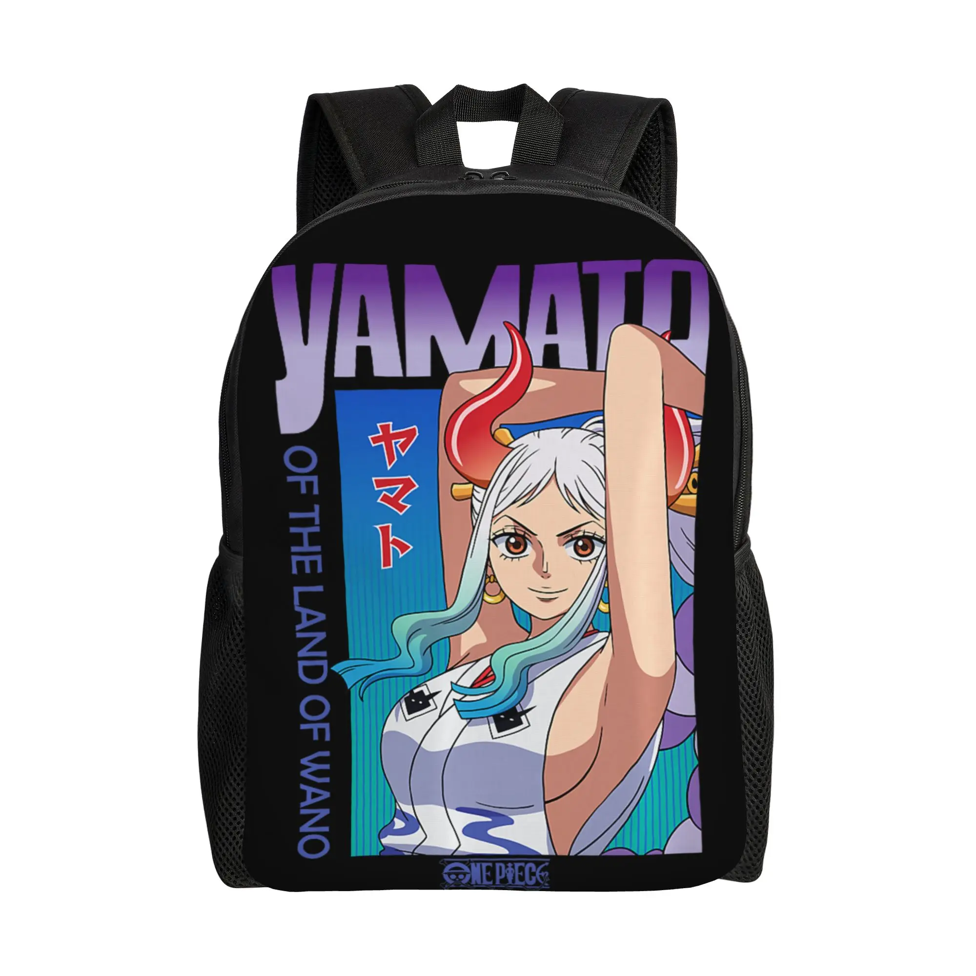 

fashion backpacks One Piece Yamato of The Land of Wano Premium Tri Blend Daypack ita bag mochila Work Large Capacity Rucksack