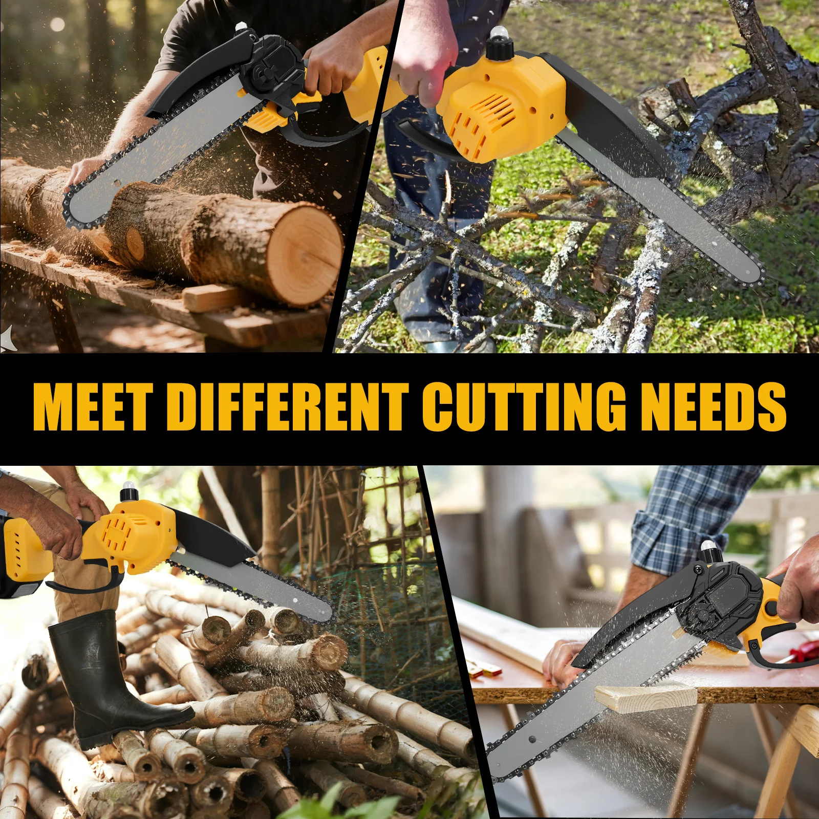 Borstelloze Mini Kettingzaag E - Brushless Chainsaw 8 Inch 20V recensie en prijs