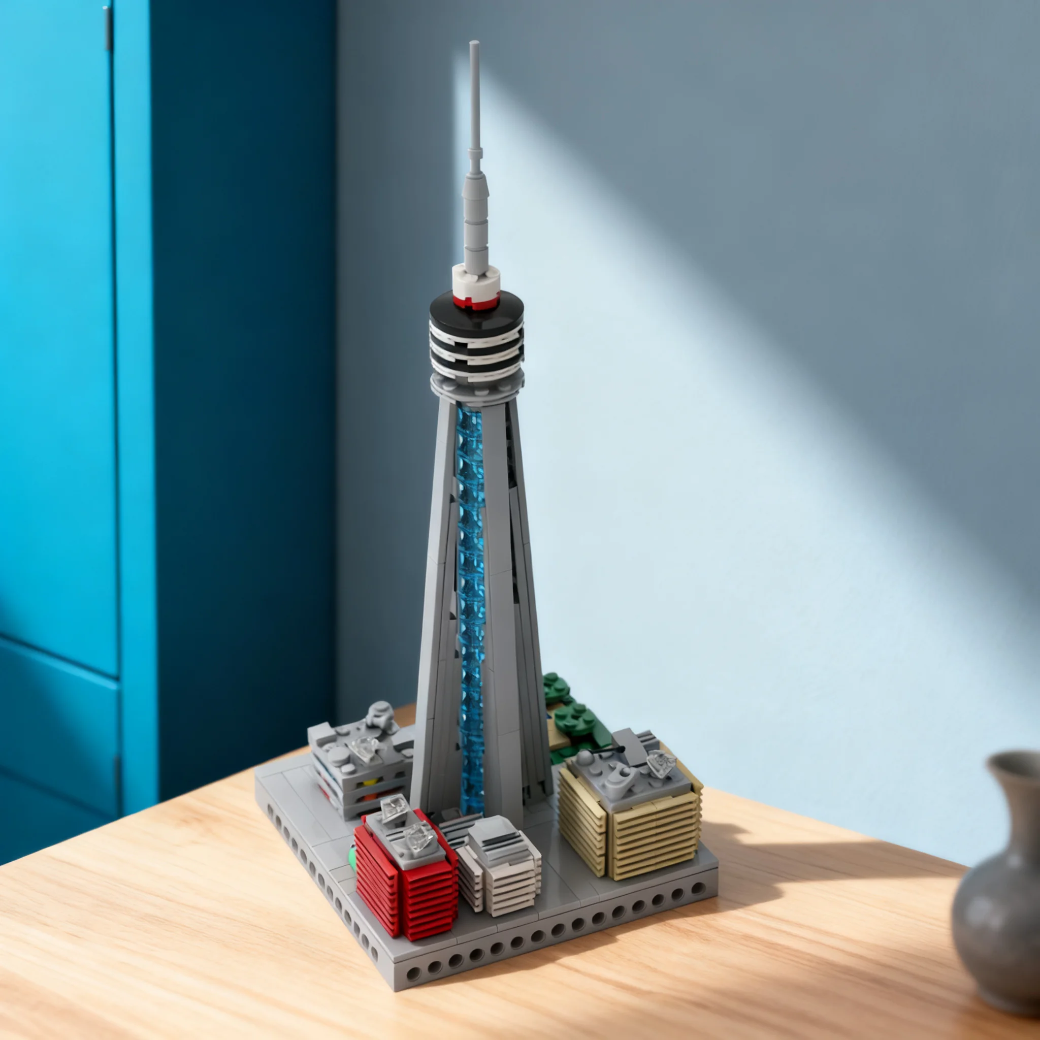 339pcs MOC The CN Tower Model Toy Building Blocks Architecture Christmas Gift Creative Birthday Kids Idea Education DIY Assemble