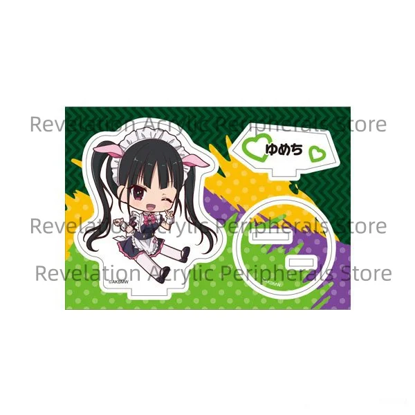 HOTSELL 10cm Anime Akiba Maid War Acrylic Stand Model Desktop Decoration Game Collectible Ornament Gift for Fans Keychain Funny