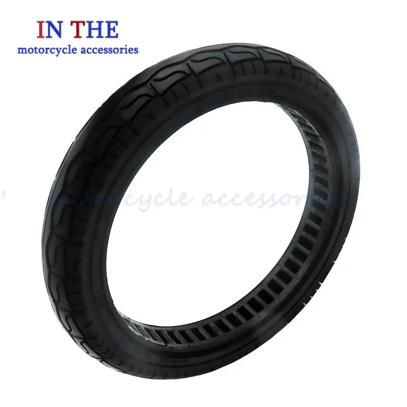 16x2.50 hollow honeycomb solid tire mountain bike folding electric bike solid rubber tire sturdy and durable non pneumatic tire