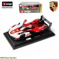 Hot Bburago 1:24 Porsche 963 Car Model #5 Racing Car Le Mans Rally Champion Alloy Luxury Porsche 963 Sports Car Model Toy Gifts