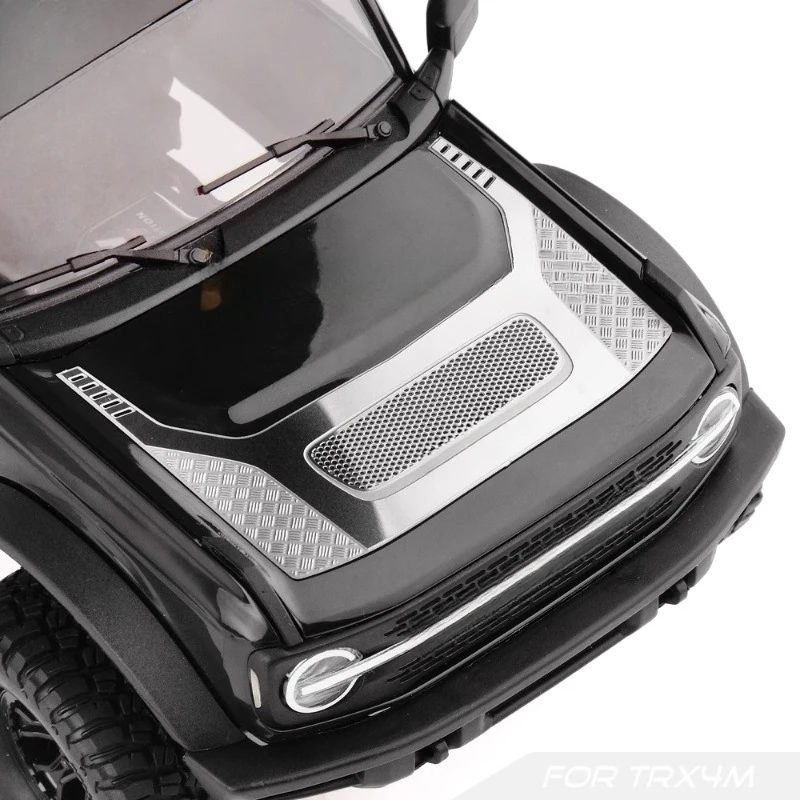 الفولاذ المقاوم للصدأ محاكاة زجاجة قطعة الزخرفية الملحقات ل 1/18 RC الزاحف سيارة Traxxas TRX4M فورد شرسة الحصان لتقوم بها بنفسك أجزاء
