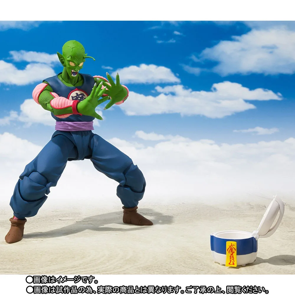 100% autêntico em estoque genuíno bandai s.h. figuarts wing-man (2024) piccolo demon king anime figura de ação coleção modelo brinquedo