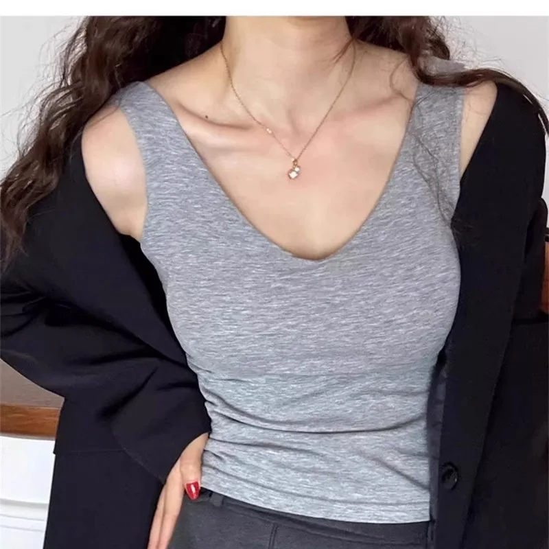 الدافئة محبوك صوف مبطن الخامس الرقبة سترة المرأة القطن الحرارية سترة الخريف الشتاء Ankllar الأحمر دافئ قاعدة طبقة علوية للنساء