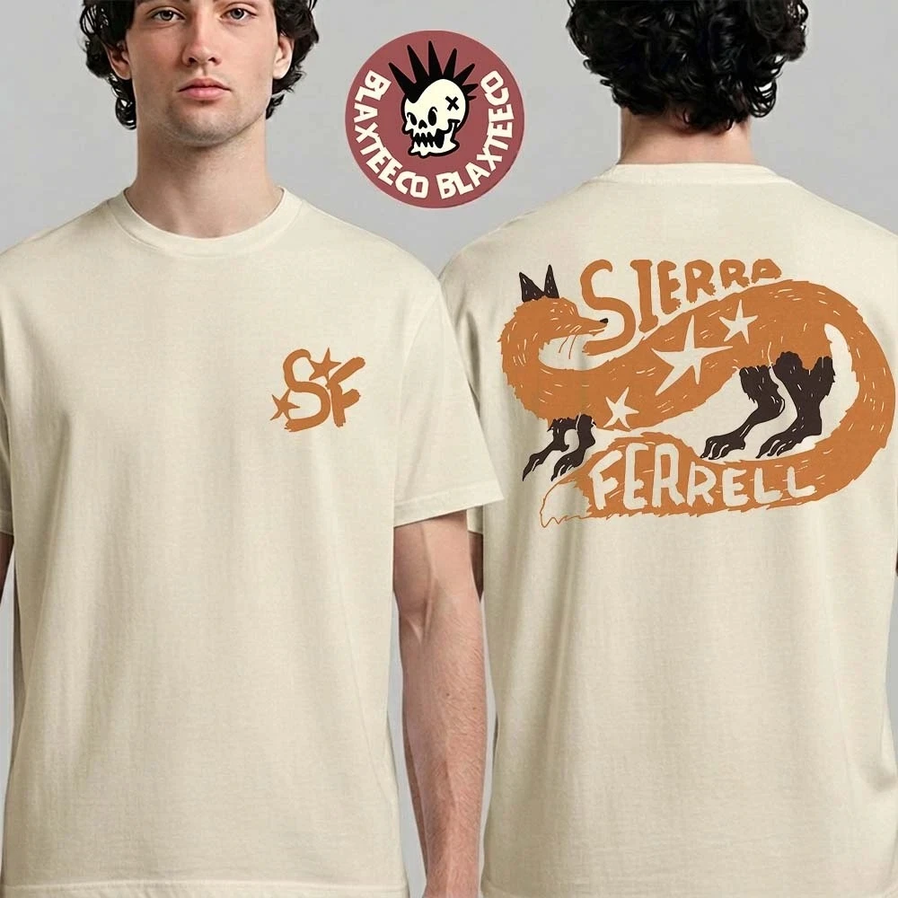 Sierra Ferrell Heave Petal Double Sided Tour T-shirt 2026 Summer Clothing Men Women Streetwear Fashion Oversized T-shirt Y2K