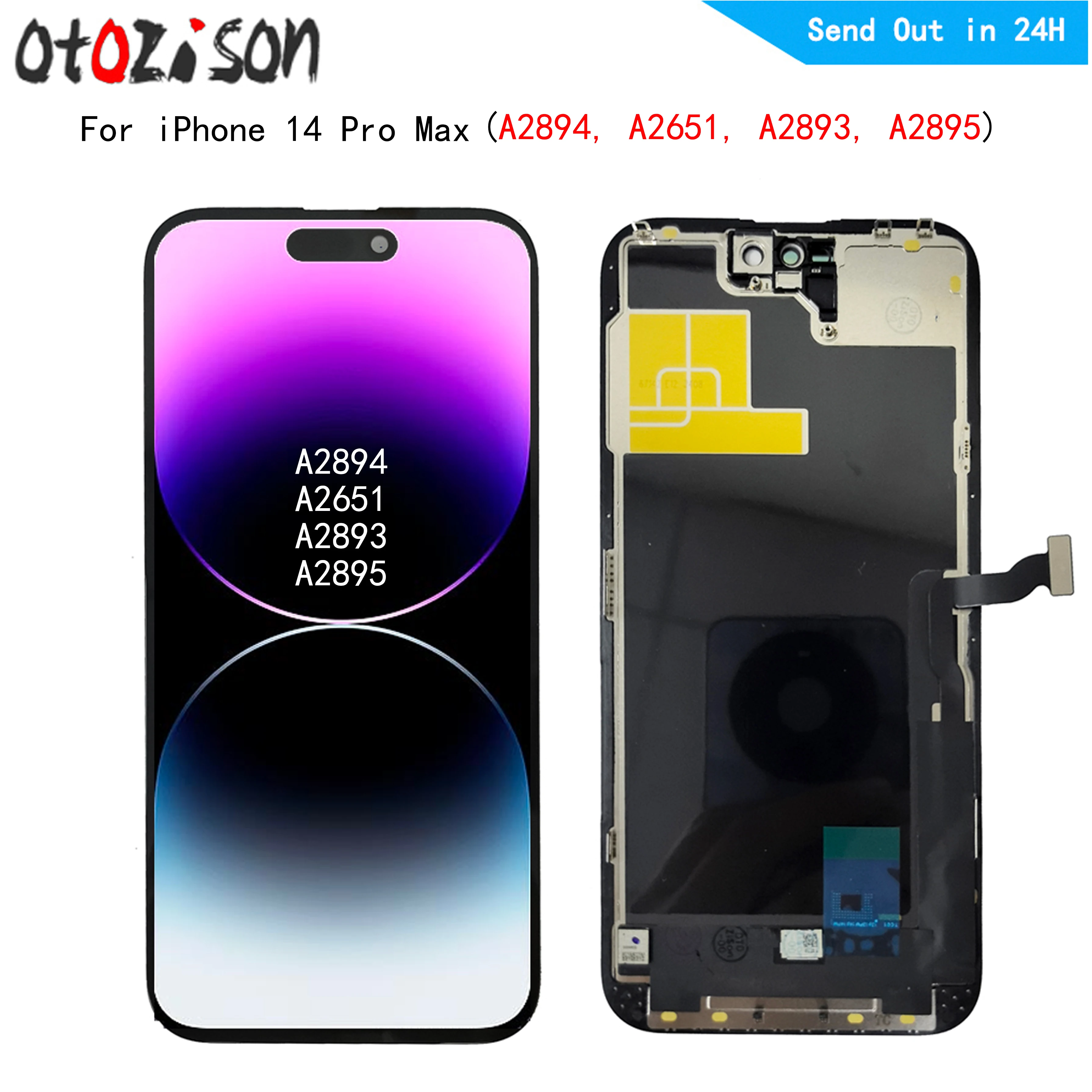 For iPhone14 Pro Max LCD For Apple iPhone 14 Pro Max A2894, A2651