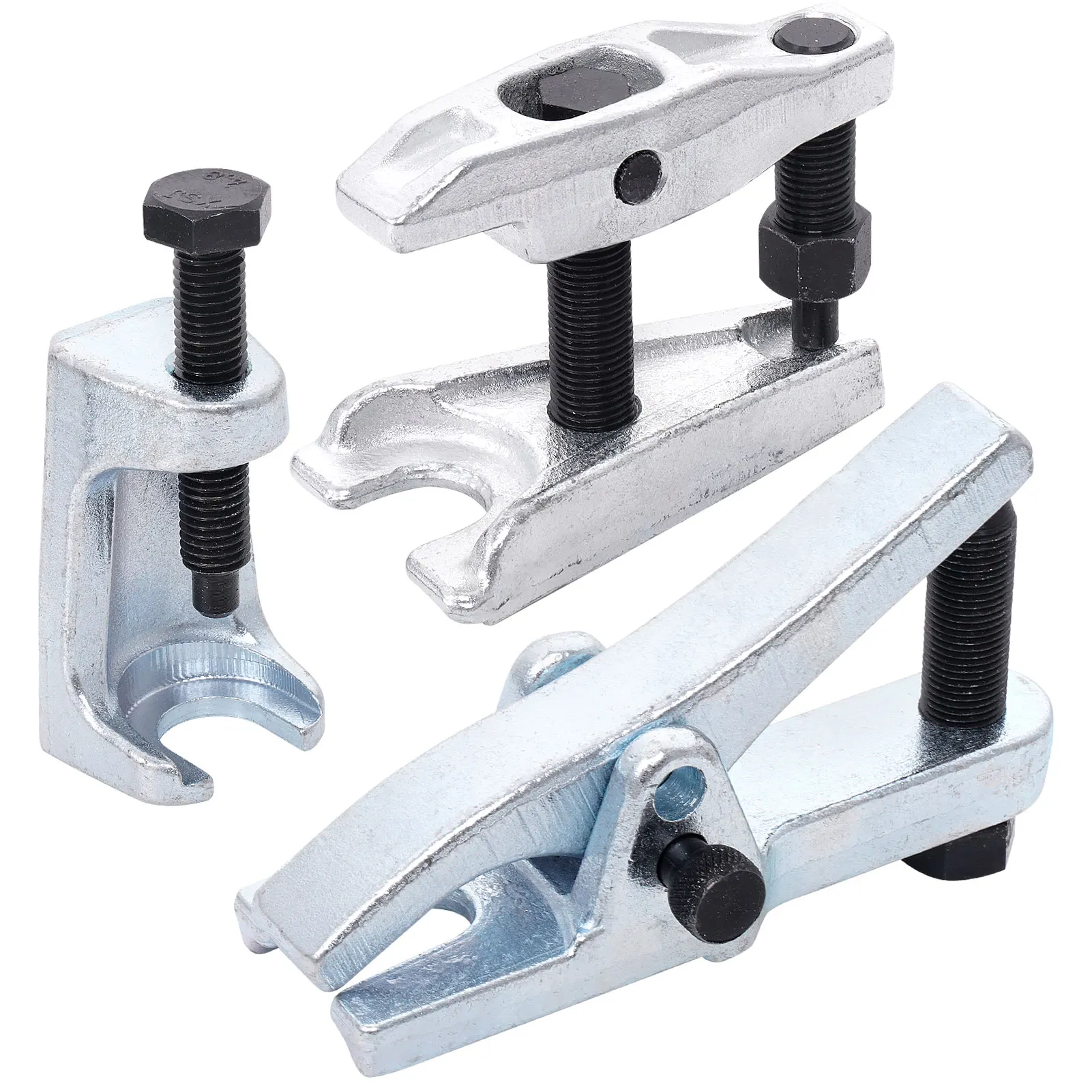 3-teiliger Kugelgelenk-Separator, Verstellbarer Kugelkopf-Abzieher 30-50mm, Auto-Kugelgelenk-Abzieher, Lenksystem-Werkzeug, Autoreparaturwerkzeug