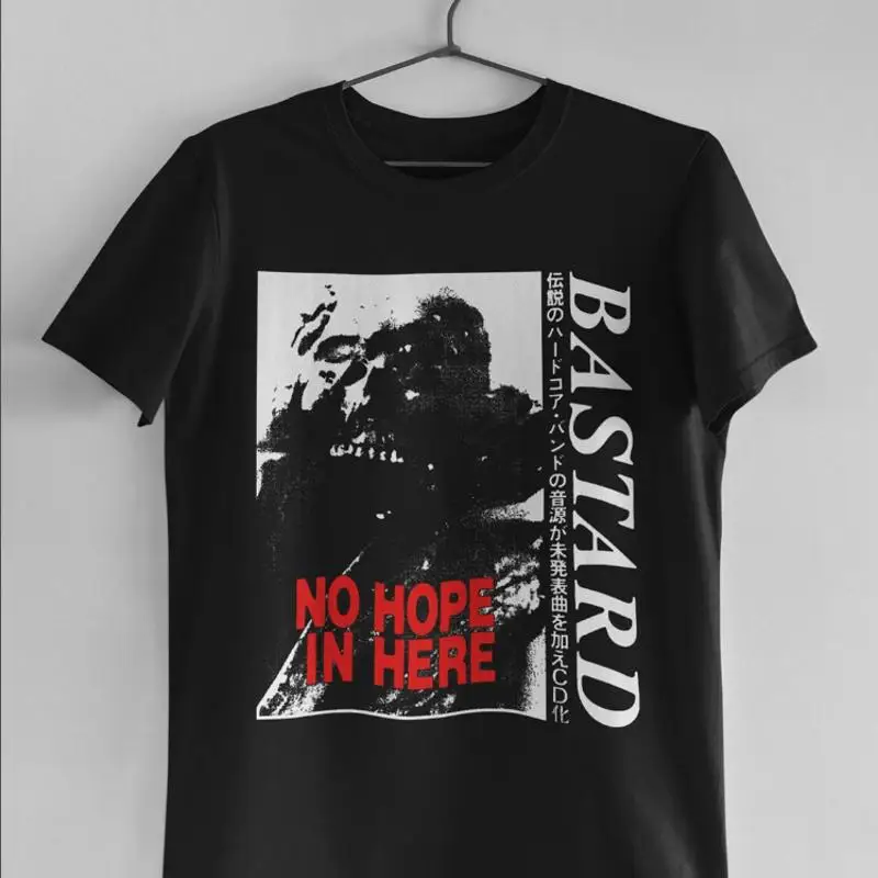 Bastard T Shirt No Hope in Here Japanese Crust Punk D Beat Grind