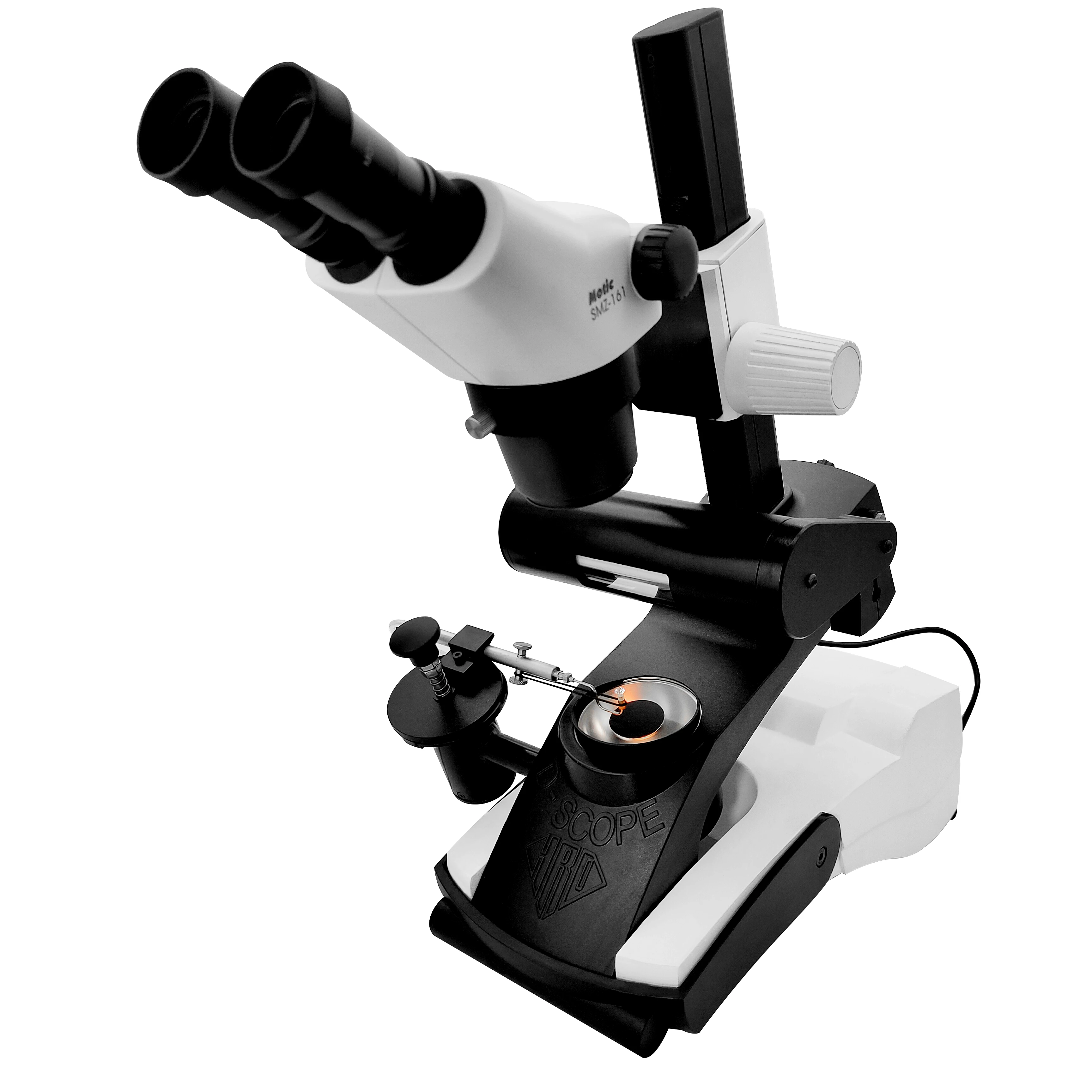 Gemmologico stereoscopico binoculare ottico con microscopio diamantato D-Scope ad alta risoluzione 7.5X-45X