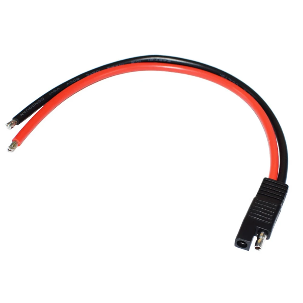 

30cm Solar Extension Cable SAE Connectors Power Cable for Car Truck RV Marine Motorcycle Outdoor Use