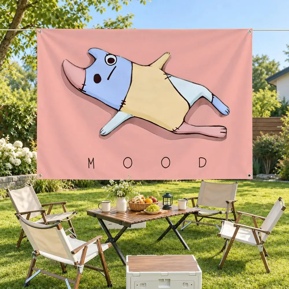 TV Series Bad Buddy Flags Modern Fabric Banner Pennants Bedroom Garden Party Birthday Wall Ornament Decor