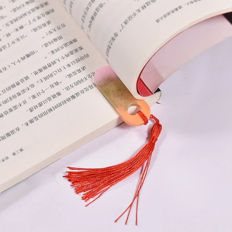

DIY Bookmark Resin Mold Clear Bookmark Silicone Molds with 12 Pieces Colorful Tassels for Jewelry Making DIY Crafts