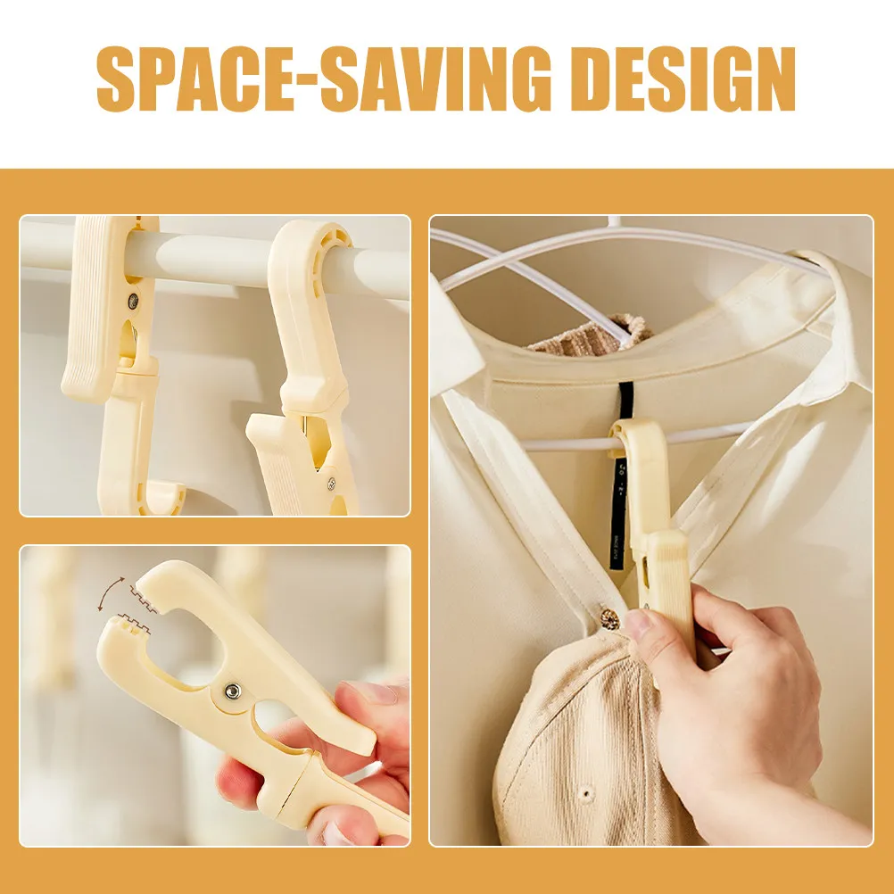 3Pcs Multi Use Laundry Hook Clips Swivel Hanging Organizer for Clothes Towels Underwear Socks Hats Scarves Balcony Bathroom view 5
