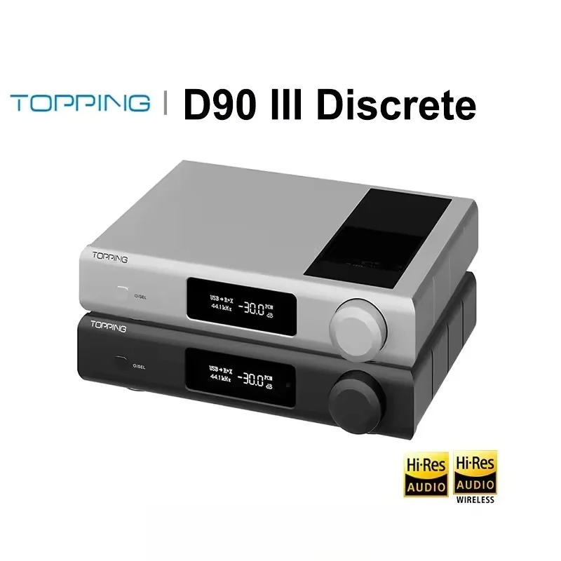 TOPPING D90 III HiFi ЦАП дискретный полностью балансный аудио высокого разрешения Bluetooth 5.1 LDAC декодер пульт дистанционного управления