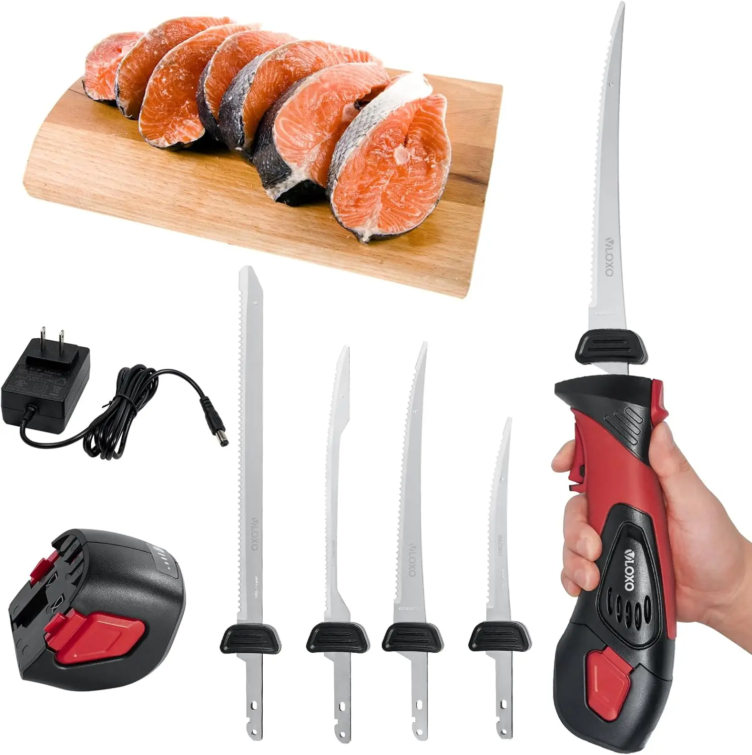 Top Selling Electric Steak Knife Stainless Steel Blades Fillet