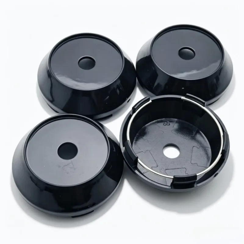 4 Stück 65mm (Clips 60mm) Leere Auto-Radnabenkappen Felgenstaubkappen ohne Emblem Ersatz-Autozubehör – Detail 6