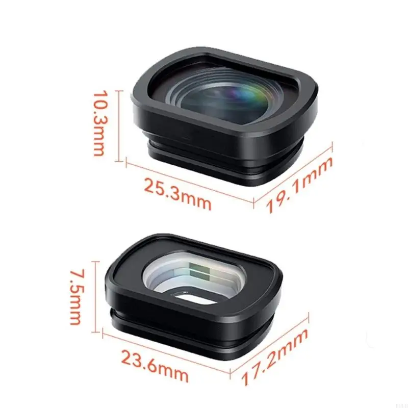 R9UB Easy to Attach Lens Filter for Pocket3 Creating Artistic Blurred Backgrounds