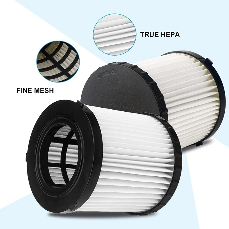 3PCS DCV5801H Vacuum Hepa Filter For Dewalt Shop Vac DCV580 DCV581H DCV5801H Wet/Dry Vacuum Cartridge Filters