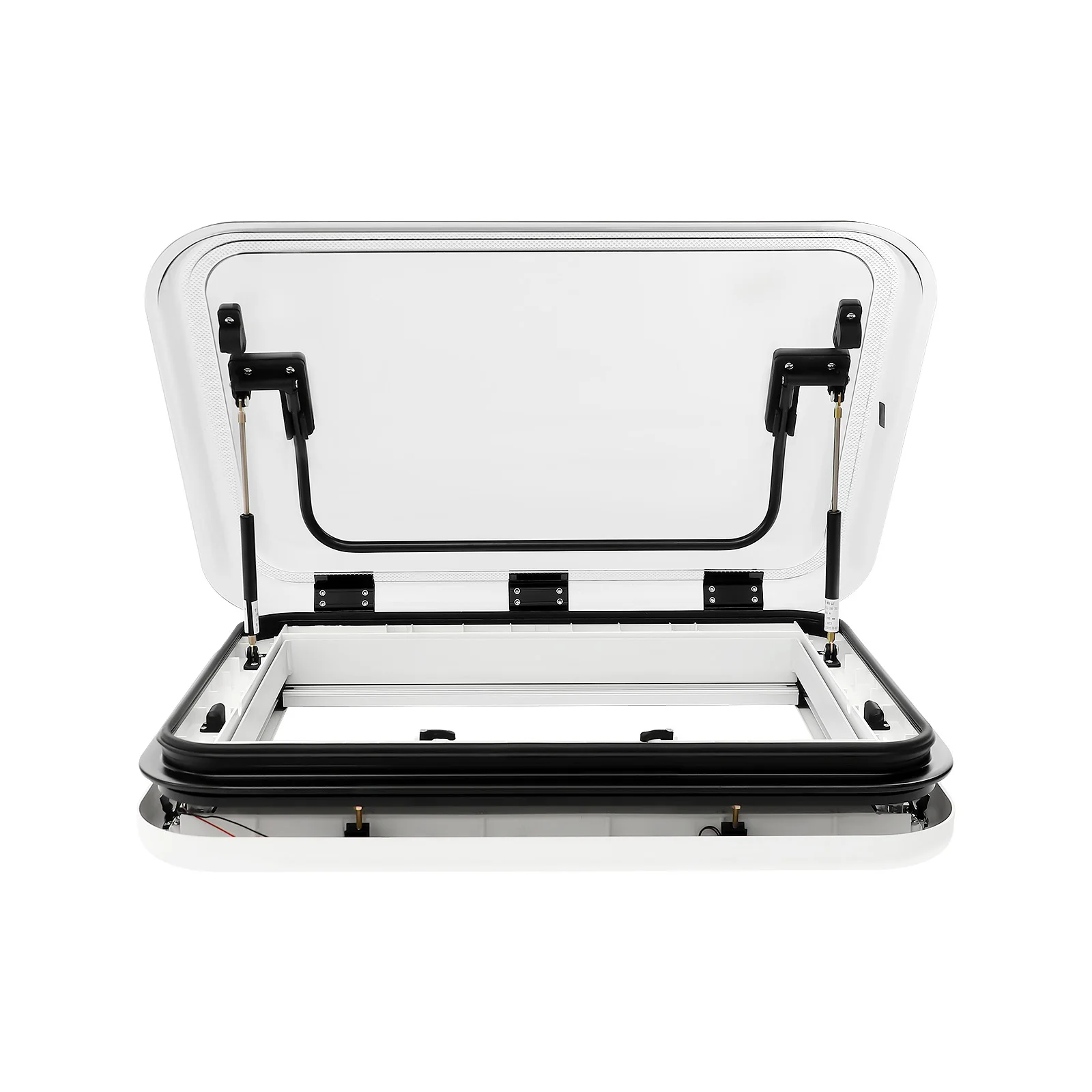 700x500mm 채광창 지붕 환기구 캐러밴 RV 지붕 환기구 LED 조명 포함 캠퍼 모터홈 트레일러용