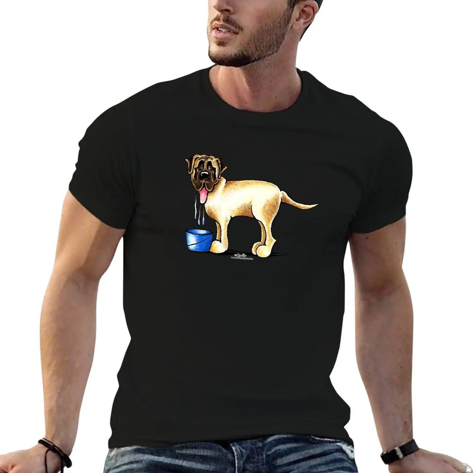 Mastiff Water Maker T-Shirt Quick Dry Training Short Sleeve Tee