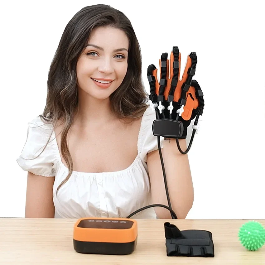 

super september automatic trainer electric finger glove stroke hemiplegia rehabilitation robot gloves