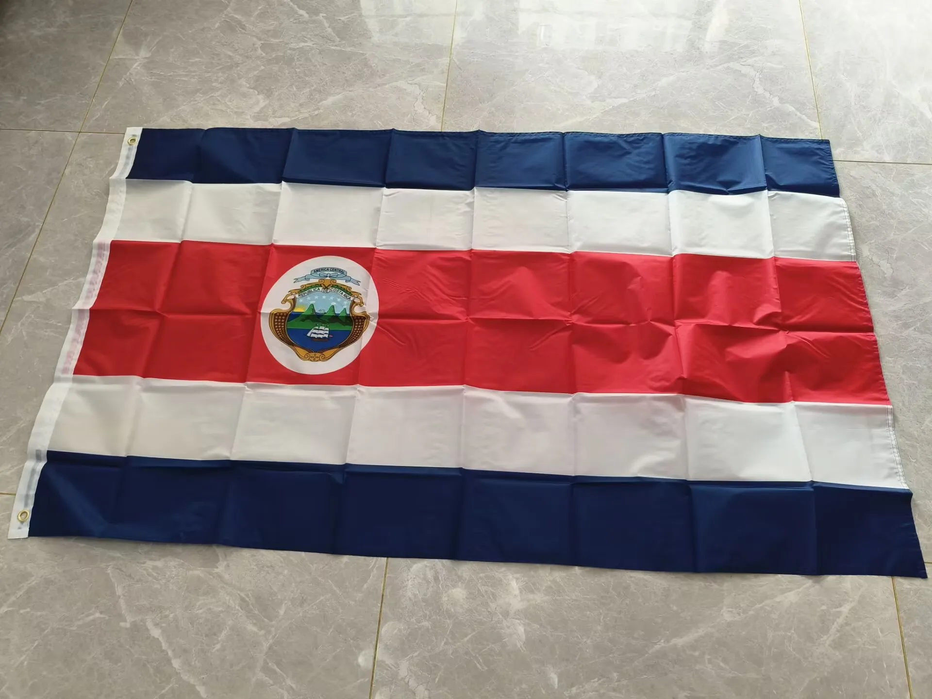 Aerlxemrbrae Flag Large COSTA RICA High Quality Polyester Printed Flagsr Costa Rica Decoration Activity Flag