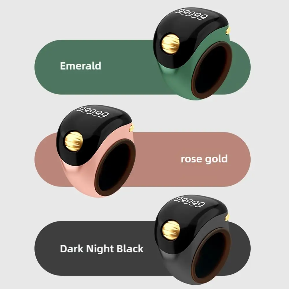 عداد الإصبع الرقمي المحمول من النوع الدائري من النوع C قابل لإعادة الشحن وشاشة OLED قابلة للتعديل وعداد رصيد صغير