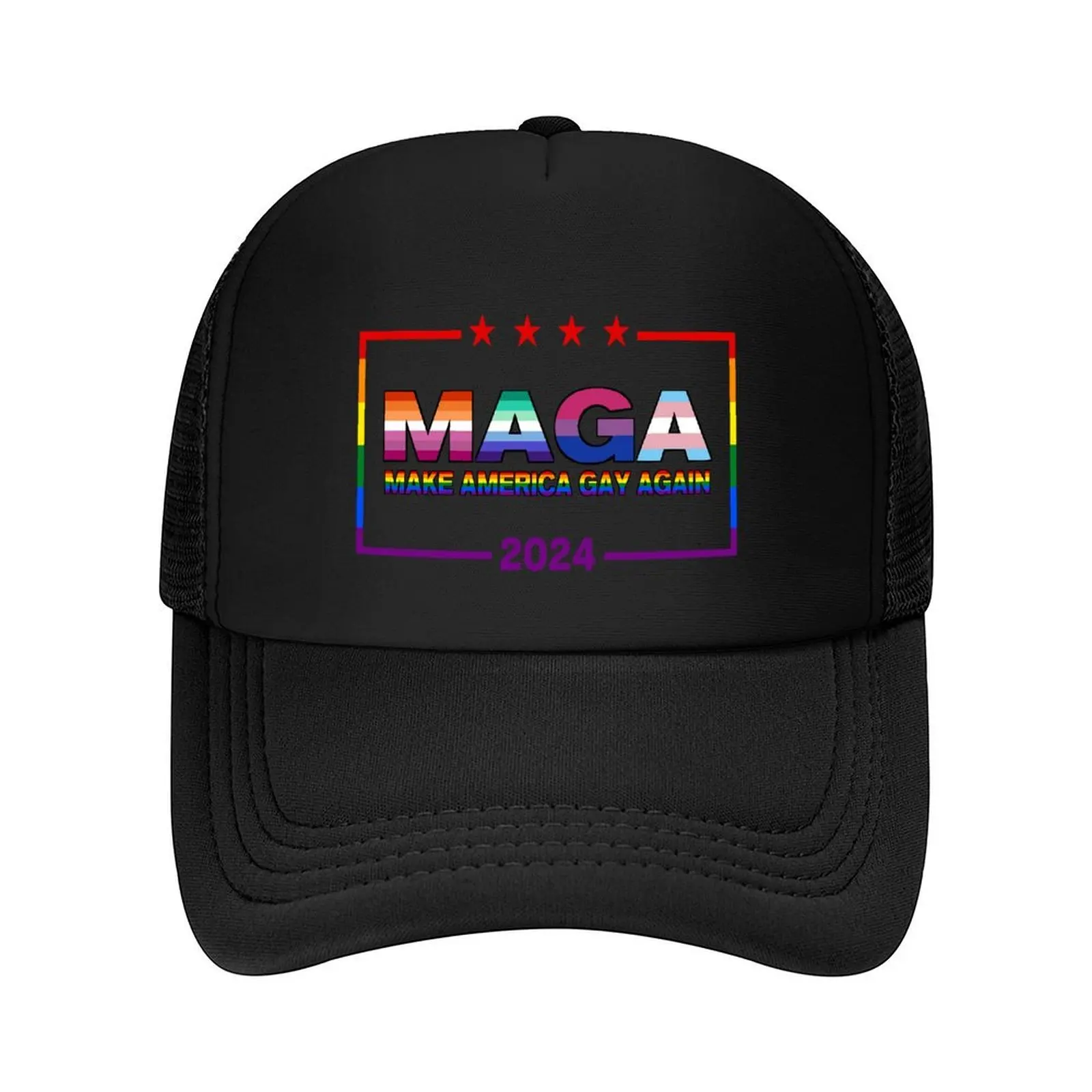 

Make America Gay Again Parody Pride Apparel Baseball Cap Golf Cap Winter hat fun hats New In The Hat Male Women's