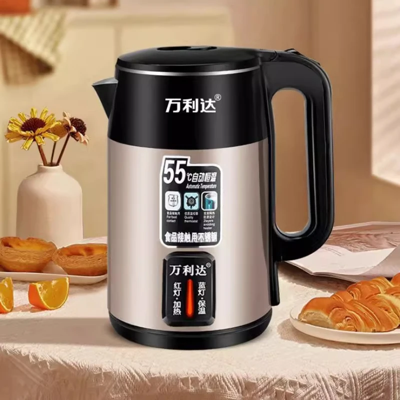 

Электрический чайник, домашний бойлер для горячей воды, автоматическое отключение, функция сохранения тепла, большая емкость 3,0 л, высокая мощность 1500 Вт