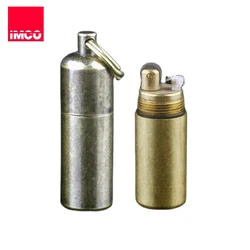 IMCO Mini Oil Lighter 6100 piccolo accendino a cherosene accendino a benzina portatile in ottone accendino a arachidi 50*13mm