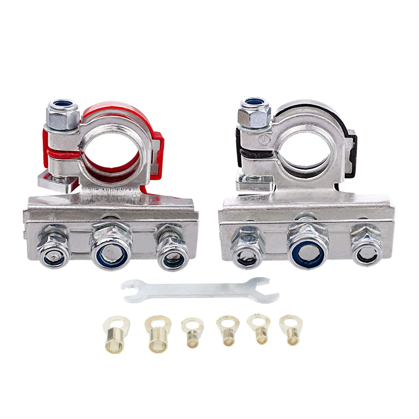

Quick Release Car Battery Terminal Positive Negative Clamp Connector Battery Terminal Connectors Fits for Boat Automotive Truck