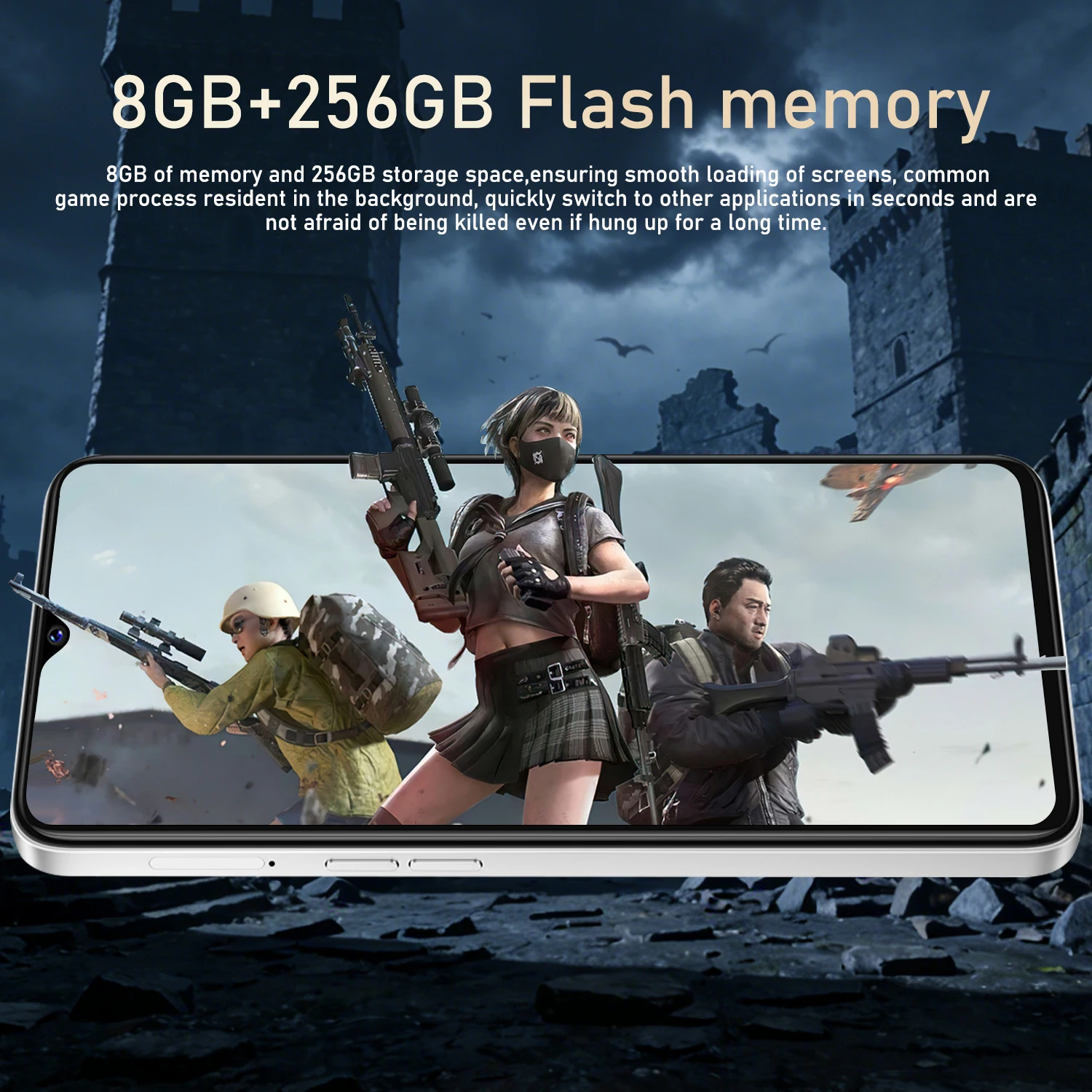 FUFFI M17 Pro Max Global Vision Smartphone Android 8GB RAM 256GB ROM 6.53 Inch Phone 24MP+48MP Dual SIM 5G Network Mobile Phones