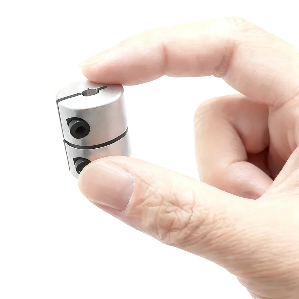 Acoplamiento rígido de 25mm de longitud, acoplador de eje de embrague de Motor, máquina de grabado, acoplamiento de servomotor, orificio interior de 6/6, 35/8/10mm para CNC