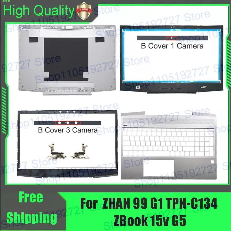 Para hp zan 99 g1 TPN-C134 zbook 15v g5 tampa traseira do portátil tampa superior moldura frontal apoio para as mãos superior inferior habitação