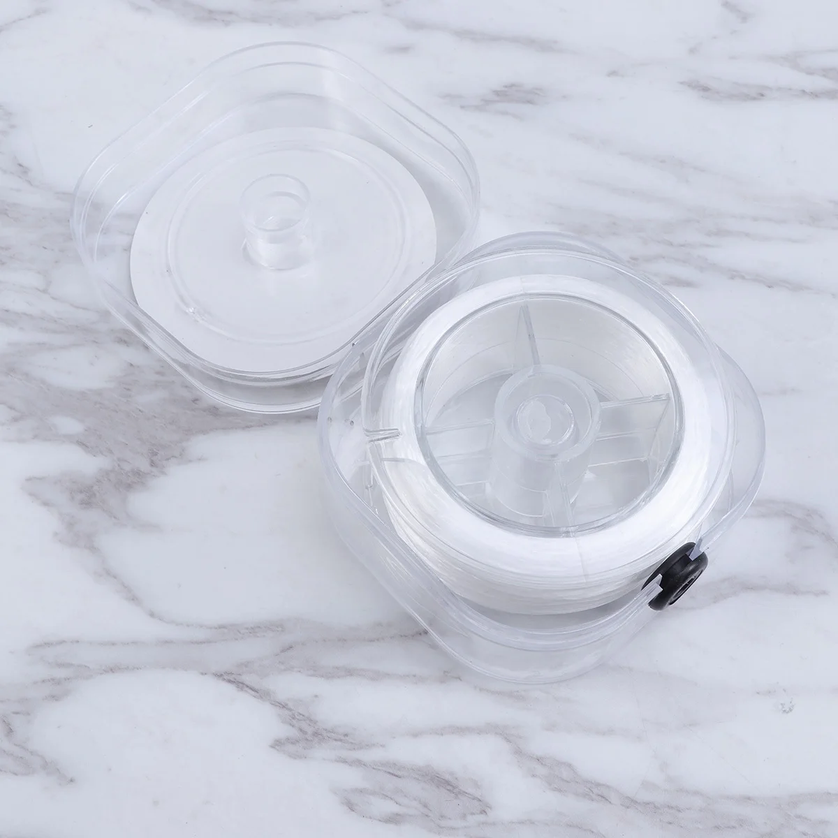 

100 Meters White Elastic Cord Stretchy Beading Thread Bracelet Making Jewelry Crafting String for Crystal Amber Beads DIY