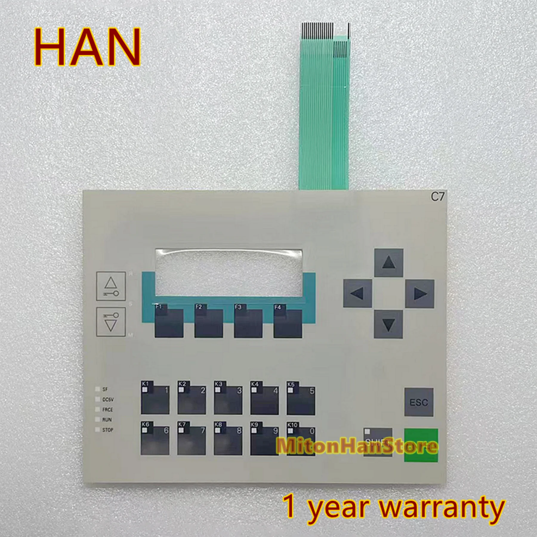 GEA 0005-4050-430 0005-4050-410 C7-613 6ES7 613-1SB02-0AC0 6ES7613-1SB02-0AC0 Keyboard  Button Keypad Front Case shell LCD