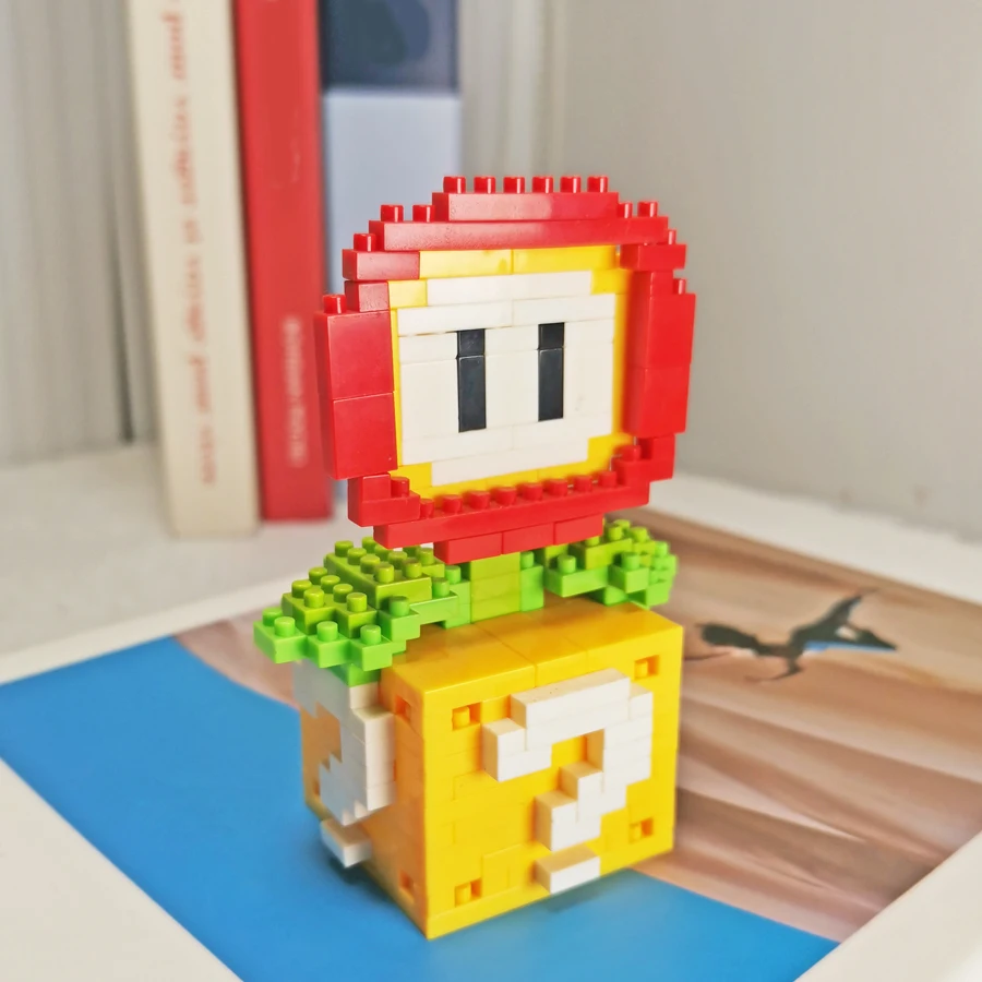 Mini blocchi di particelle serie di fiori regali di compleanno per ragazze, giocattoli per bambini, ornamenti creativi per la decorazione della casa fai-da-te