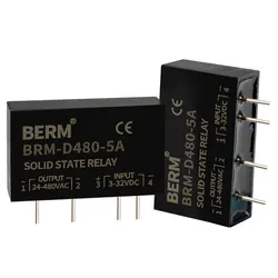 Solid state relay SSR DC controlled AC DC-AC small pin PCB circuit board 5A