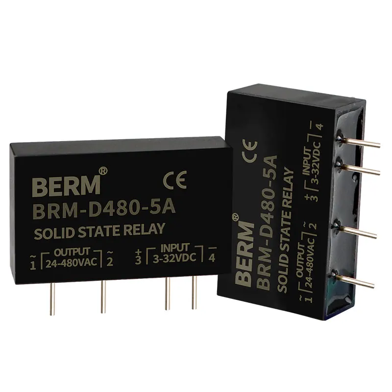 Przekaźnik półprzewodnikowy SSR sterowany DC AC DC-AC mały pin PCB płytka drukowana 5A
