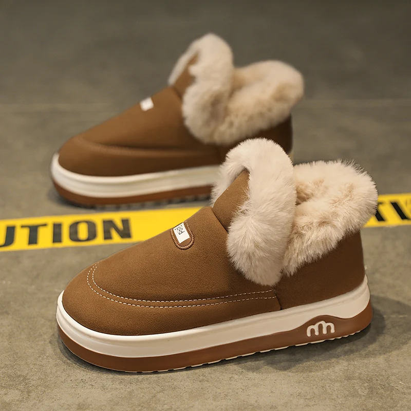 メンズカジュアルスノーブーツ冬豪華な暖かい快適さ軽いファッション厚いソール滑り止め耐摩耗性アウトドアカジュアルコットンブーツ
