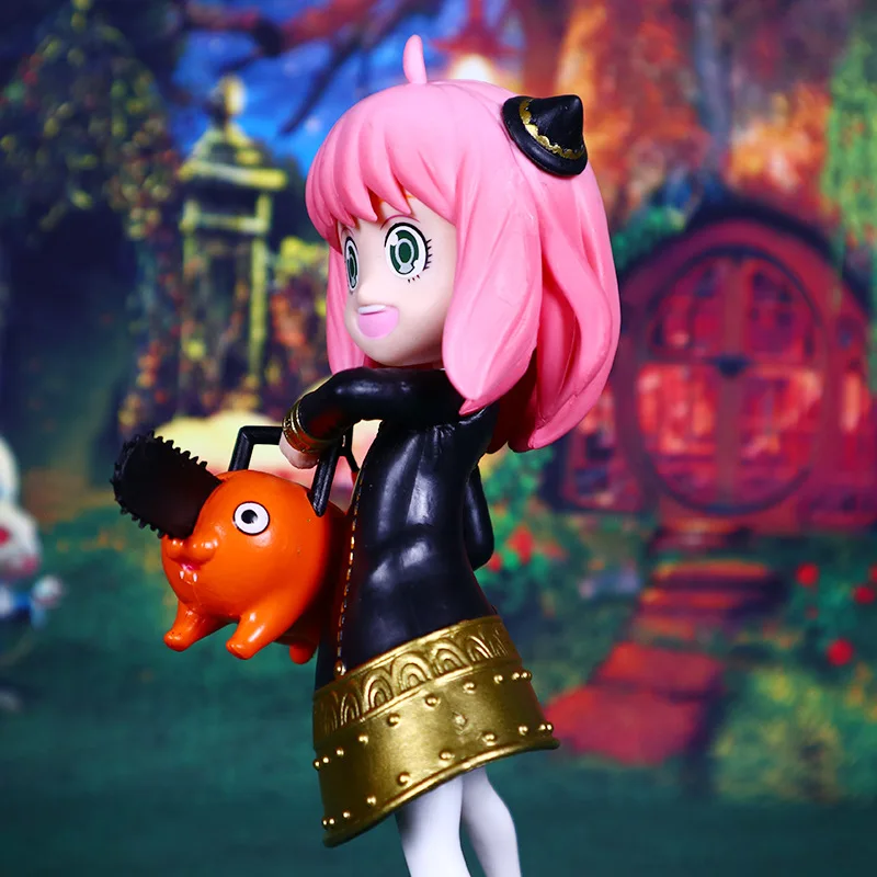 17 سنتيمتر أنيمي بالمنشار أنيا مزور الدائمة الموقف عمل الشكل البلاستيكية نموذج اللعب دمية سطح المكتب زخرفة جمع الهدايا محاصر