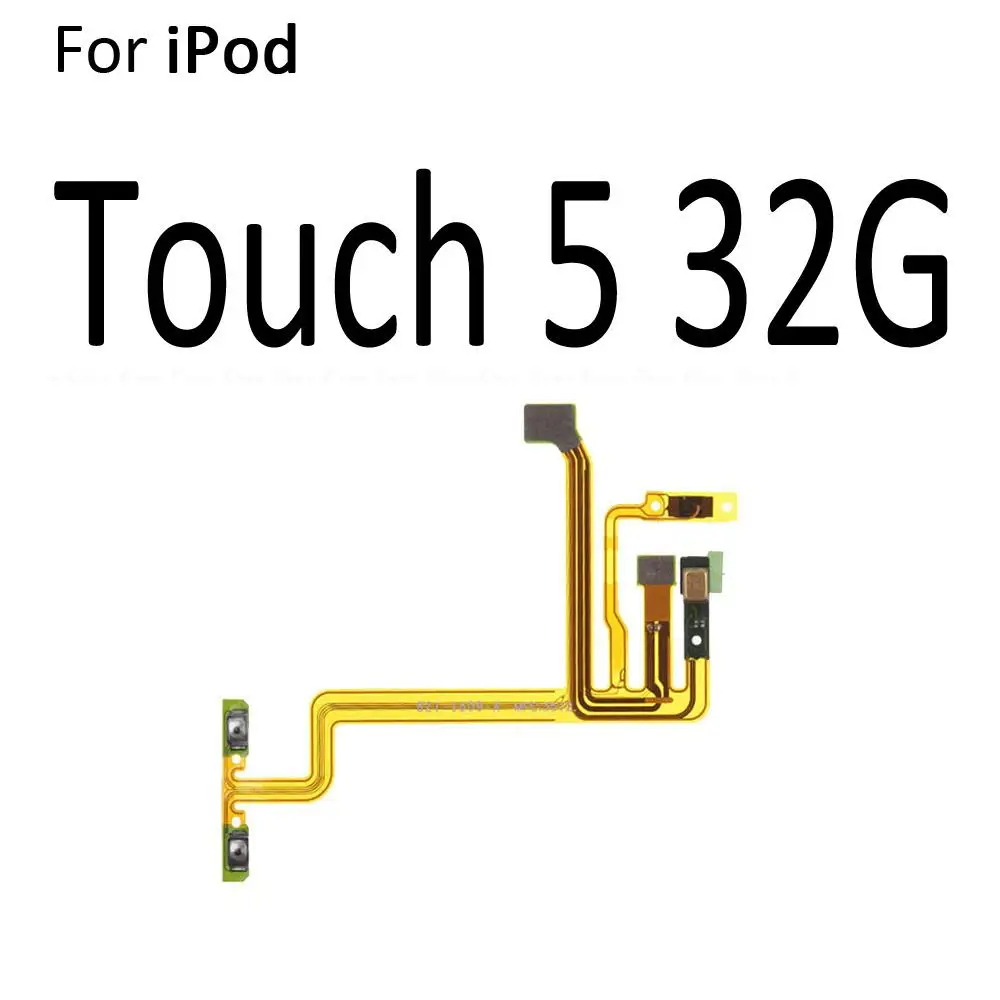 Bouton d\'alimentation pour iPod Touch 2 3 4 5 Nano 6 7, bouton de Volume, bouton marche/arrêt, câble flexible, pièces de rechange