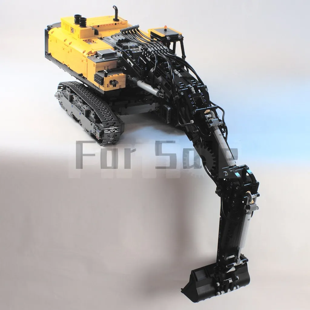 MOC-43636 2020 Excavator MOC by Flybum60 Building Block Model Spliced Electric Toy Puzzle Kids Gift