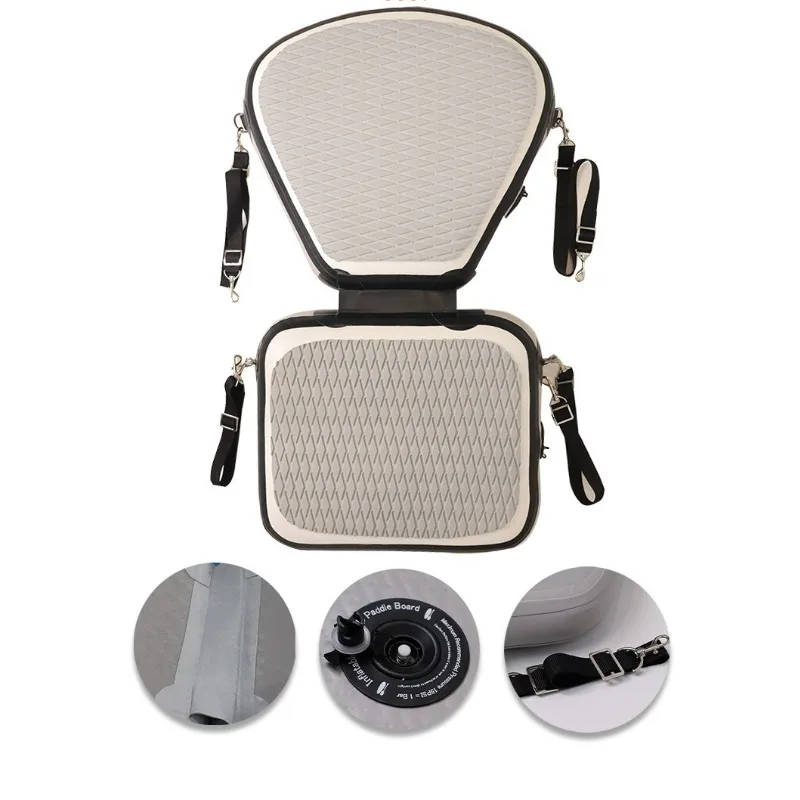 Canoe Inflatable Cushion Backrest, Kayak Inflatable Boat Surfboard Paddle Board Seat