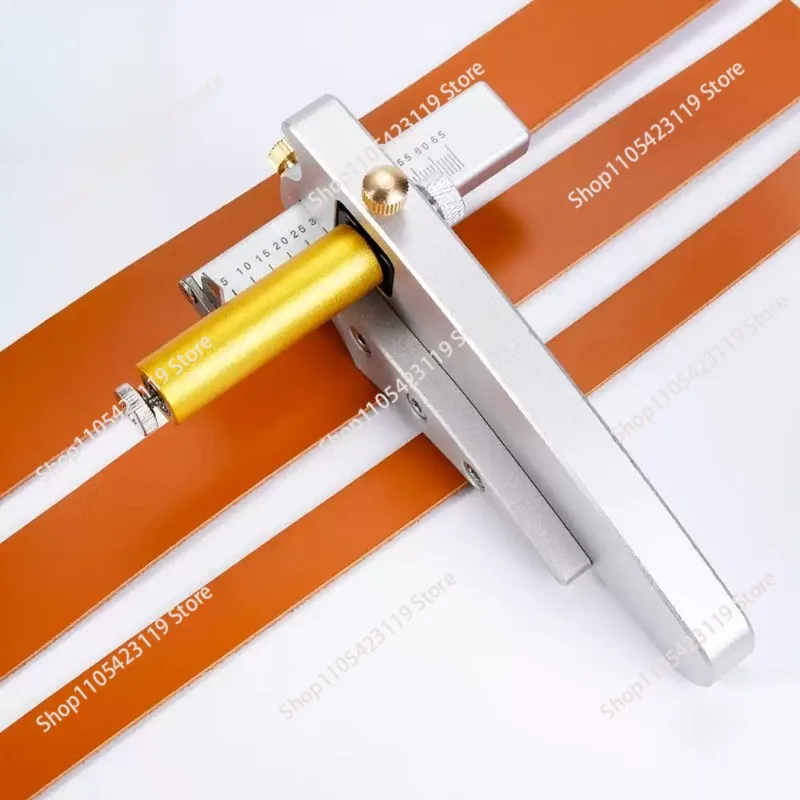 

1 Pcs Handheld Leather Strip Cutter DIY leather hand tools Leather goods production, processing, cutting knife
